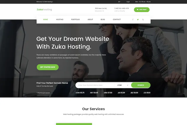 Zukahost  Domain - Web Hosting