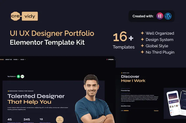 Crevidy - UI UX Designer Portfolio