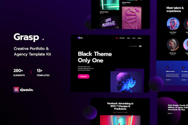 Grasp - Creative Portfolio - Agency