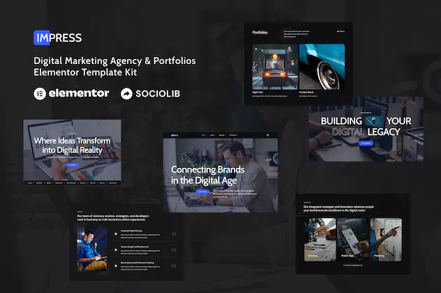 Impress - Digital Marketing Agency - Portfolios