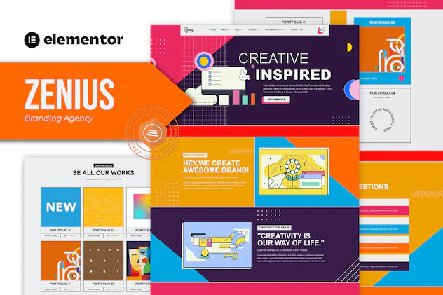 Zenius - Colorful Branding Agency