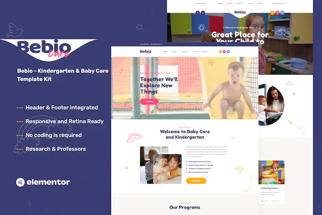 Bebio - Kindergarten - Baby Care