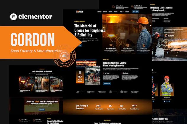 Gordon - Steel Factory - Industrial Plant Manufacturing