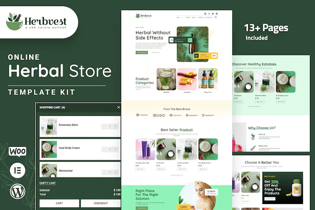 HerbVest - Herbal Store