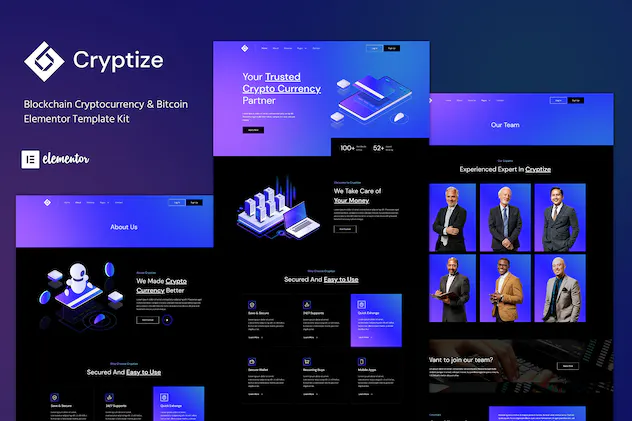 Cryptize - Blockchain Cryptocurrency - Bitcoin