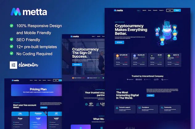 Metta - Cryptocurrency Blockchain - Bitcoin