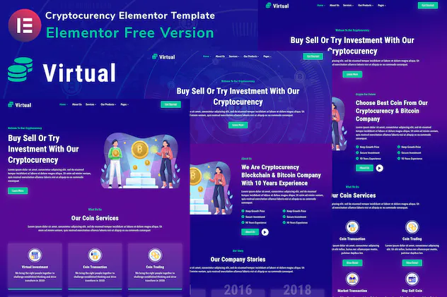 Virtual - Cryptocurency Blockchain - Bitcoin