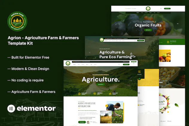 Agrion - Agriculture Farm - Farmers