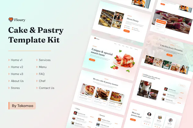 Floury - Cake - Pastry