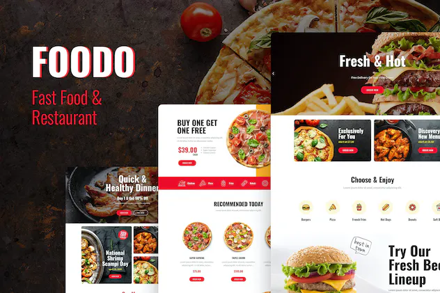 Foodo - Fast Food - Pizza