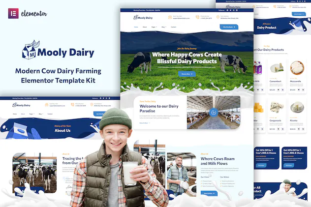 Mooly - Modern Cow Dairy Farming