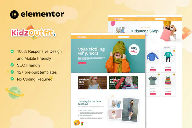 KidzOutfit - WooCommerce Kids Fashion Shop