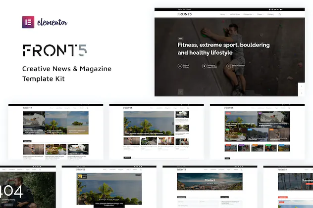 FrontFive - Creative News - Magazine