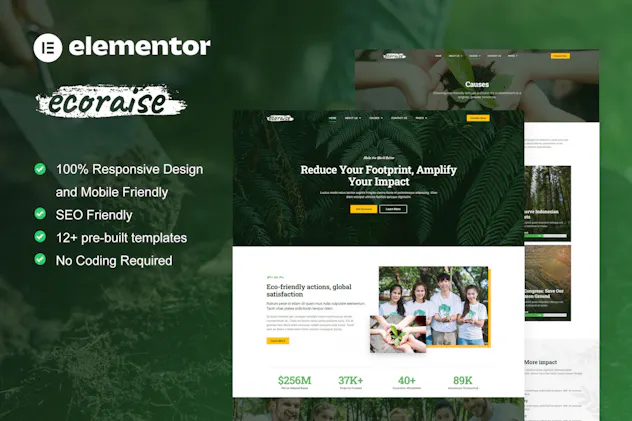 EcoRaise - Environmental Charity - Nonprofit