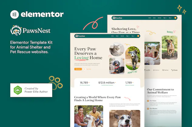 PawsNest  Animal Shelter - Pet Rescue