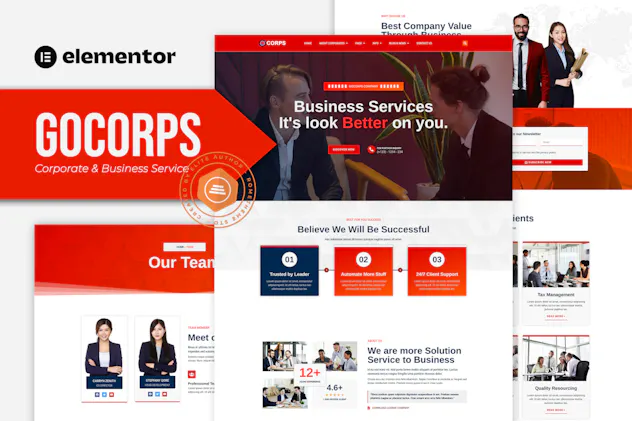 Gocorps - Corporate - Business Service Elementor Kit