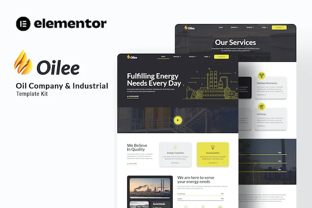 Oilee - Oil Company - Industrial Company