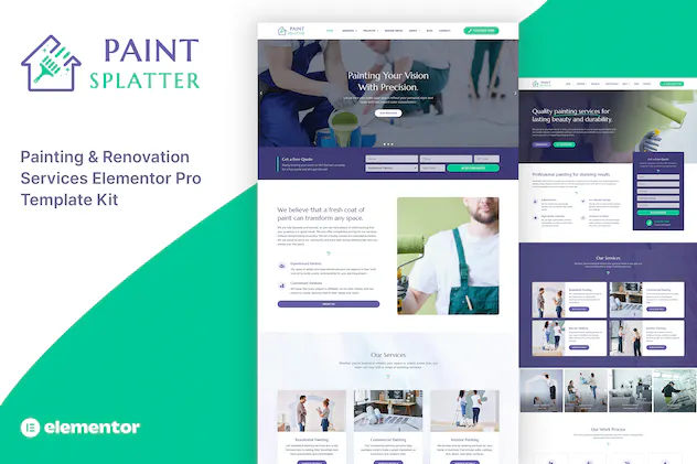 Paint Splatter - Painting - Renovation Services