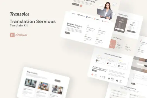 Transvice - Translation Website