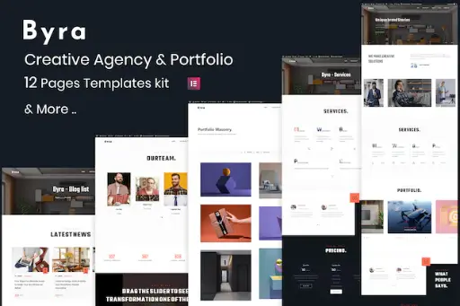 Byra - Creative Agency - Modern Portfolio
