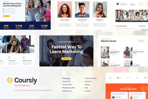 Coursly - Education - Offline Course