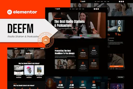 DeeFM - Radio Station - Podcaster