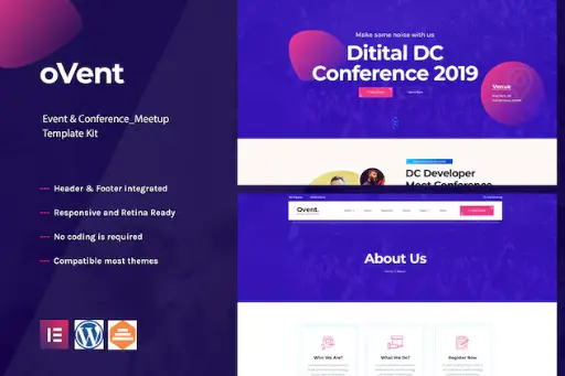 Ovent - Event Conference - Meetup