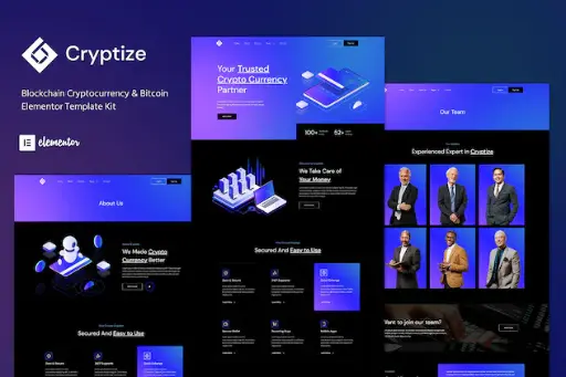 Cryptize - Blockchain Cryptocurrency - Bitcoin