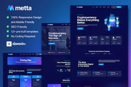 Metta - Cryptocurrency Blockchain - Bitcoin