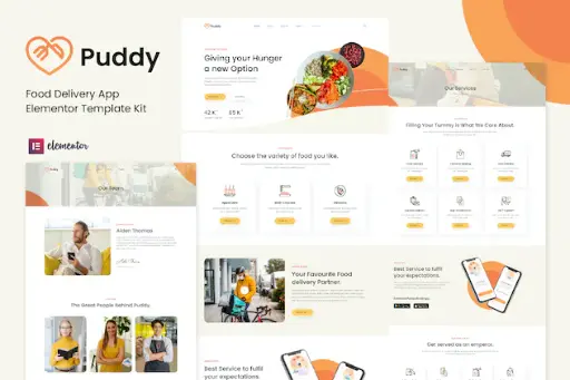 Puddy - Food Delivery App