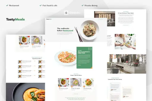 TastyMeals - Restaurant - Cafe