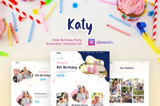 Katy - Kids Birthday Party Planner - Invitation