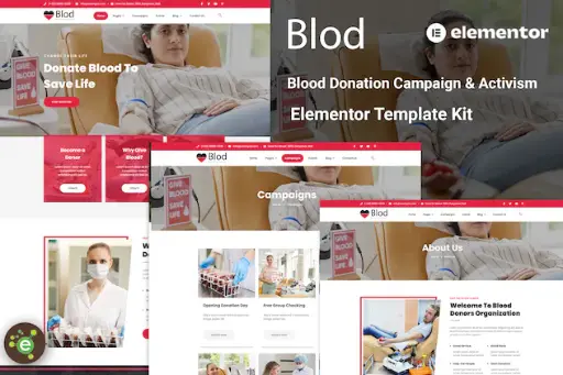 Blod - Blood Drive - Donation Campaigns