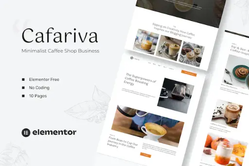 Cafariva - Minimalist Cafe -Coffee