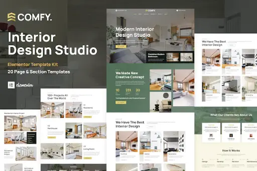 Comfy - Interior Design Studio - Architecture WordPress